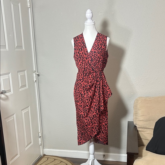 SHEIN Dresses & Skirts - SHEIN Red and Black Asymmetrical Dress